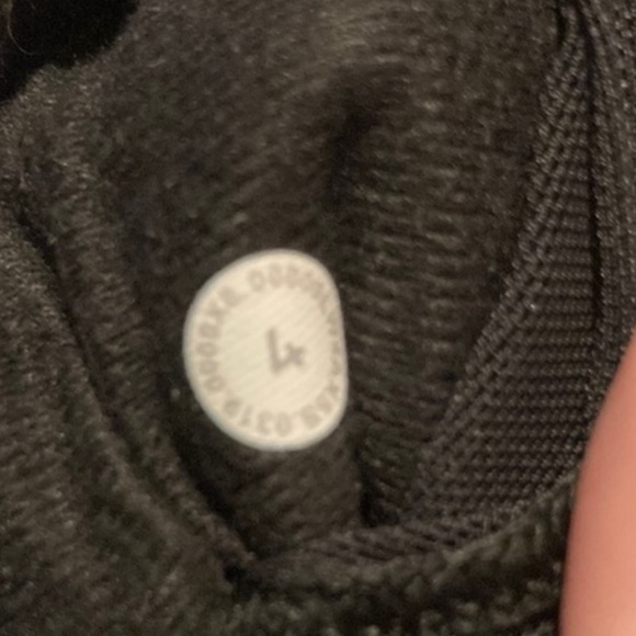 Lululemon Roam Far Wool Bomber Black / Heathered Black Size 4 - Picture 5 of 6